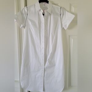 Leggiadro, Shirt Dress, White, Size 2